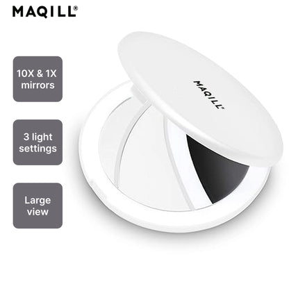 GLOWII - LED compact mirror